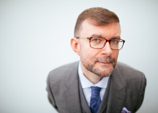 Jacek Dukaj w Alei Gwiazd Literatury